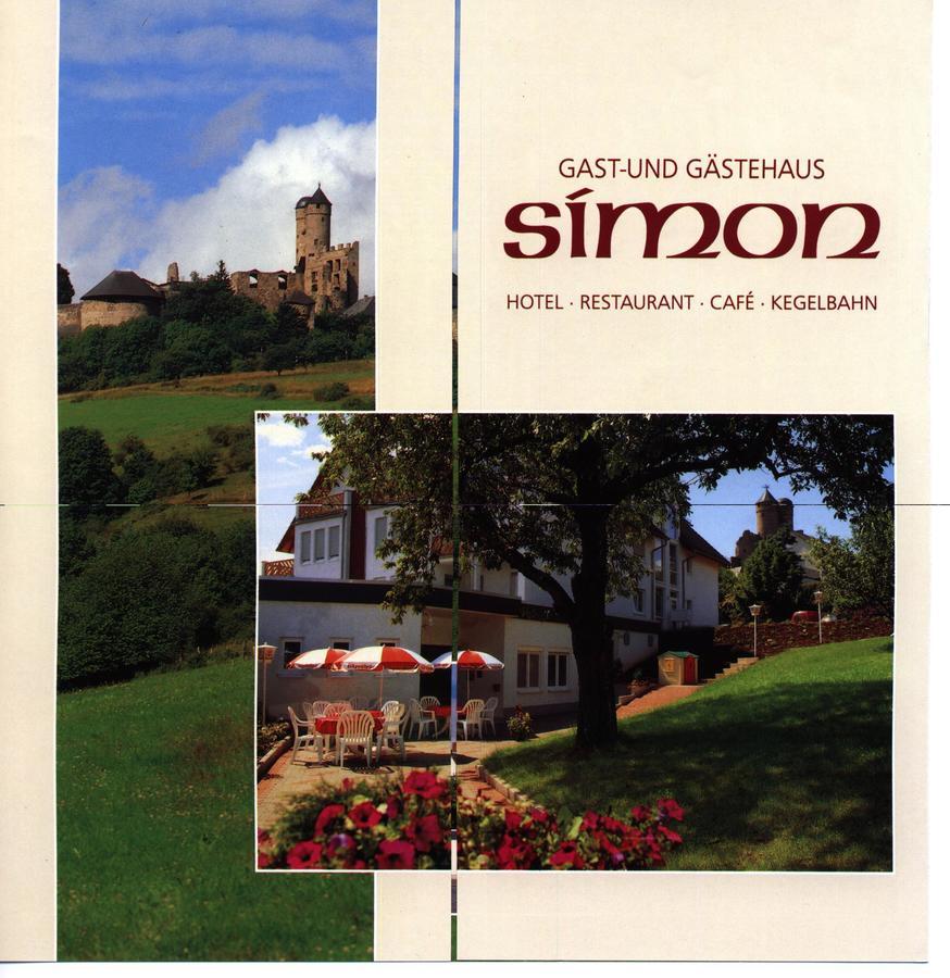 Готель Gast- Und Gastehaus Simon Greifenstein Екстер'єр фото